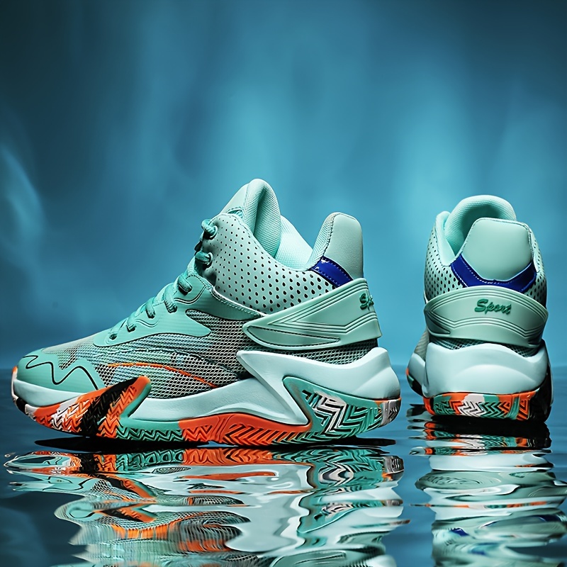 mens high top basketball shoes breathable mesh anti slip durable lightweight sneakers for students Product details 8