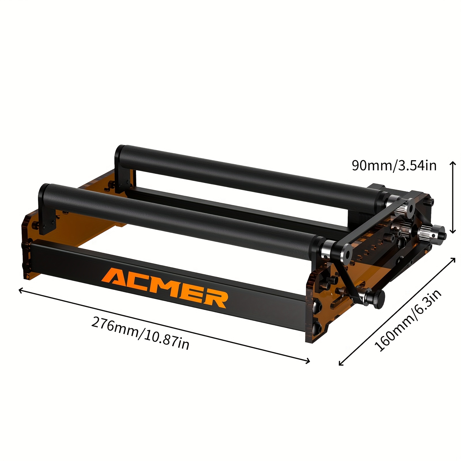 TEMU M3 Graveur Laser Rotatif à Rouleau Axe Y Rotatif 360° Compatible avec la Plupart des Machines de et de Découpe Laser