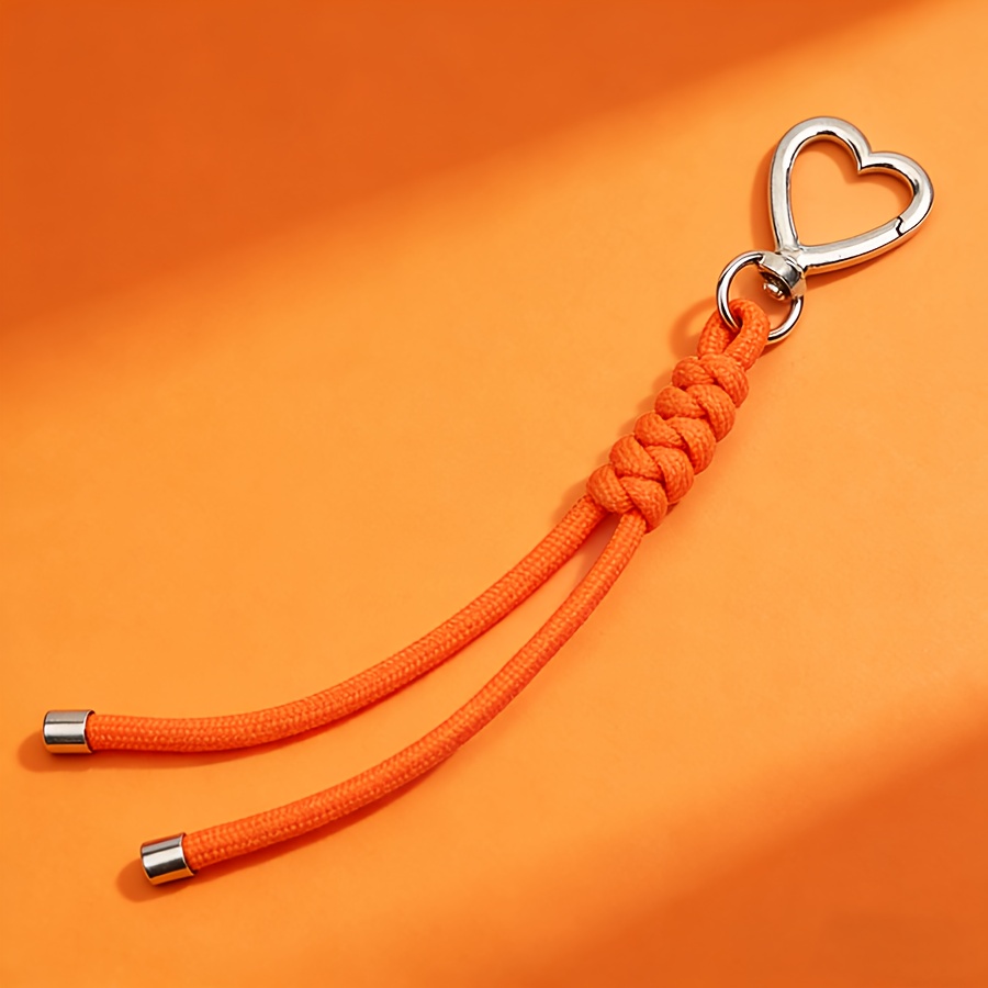 TEMU Llavero con cierre de , unisex, nudo tejido a , para mochila, 5 colores, llavero colgante, regalo para mejor , baratija