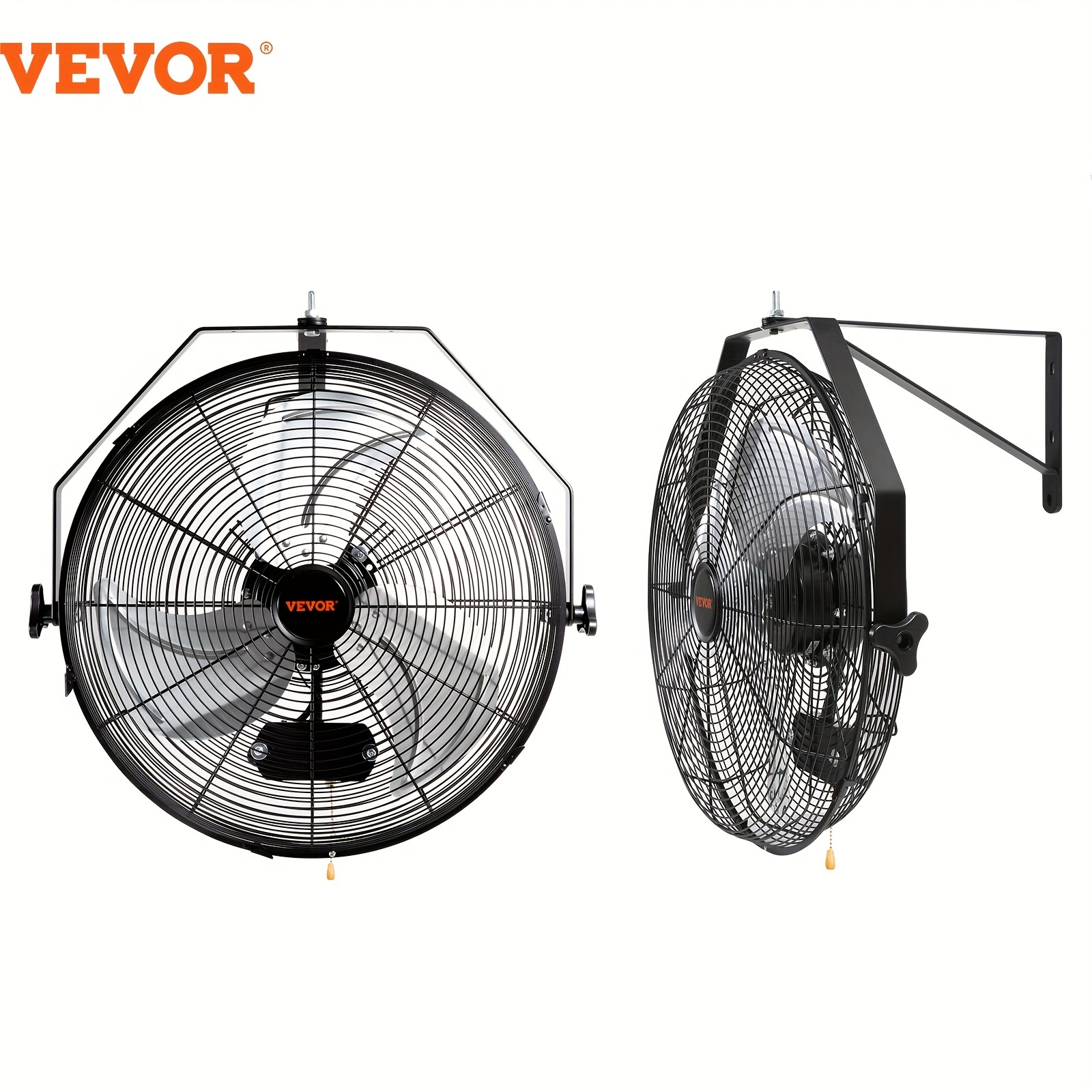 

Vevor Fan, 2 Pcs Manual 360- Adjustment, 3- Max. 4000 Cfm Fan For , , , , ,