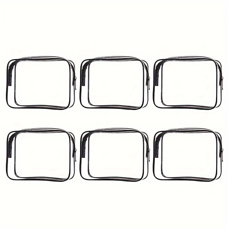 

Clear Pvc Makeup Bags - Waterproof, Odorless, And Gender Neutral - Perfect For Travel Or Daily Use