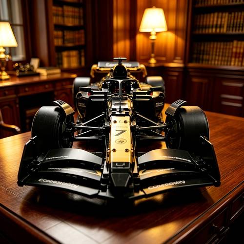 item picture black and golden car building block 8 scale simulation replica race car holiday gift fathers day gift home decoration ornament best gift for friends and lovers