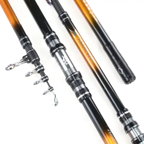 12 ft 60 fishing pole Telescopic Rod 9Ft 10Ft 12Ft 13Ft 14Ft 15Ft 16.4Ft Distance Throwing Rod Spinning Power 2-9Oz Surfcasting Carbon Baitcasting Rod (2.7M/9Ft) : Sports & Outdoors A higher test curve is better suited to casting far distances Ideal 31-611 Tuff-Rod Regular Flex