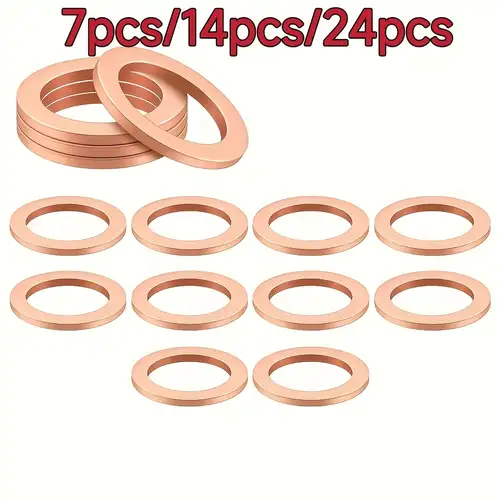 20-Pack Metal Oil Drain Plug Crush Washers – Fits Nissan Infiniti 11026-JA00A