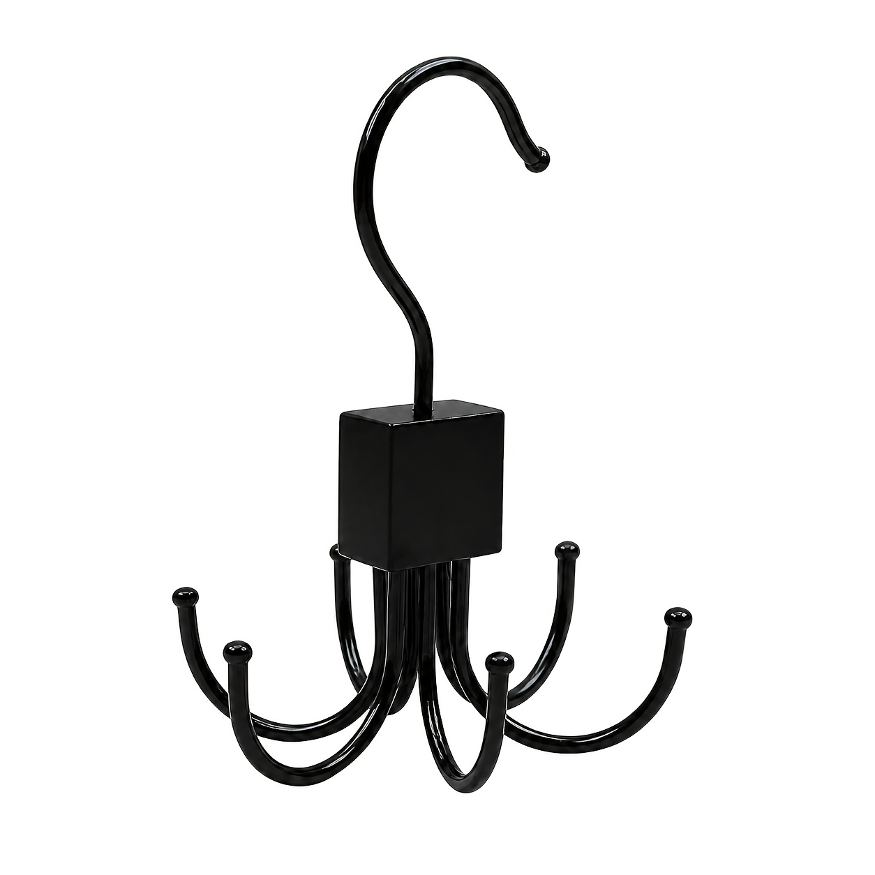 TEMU [360° Rotatable Hook] 1pc Vest-style Hanger, Bra Hanger - 360° Rotatable Hook Holds 36 Items, Space-saving Wardrobe Organizer For Vests, Bras,
