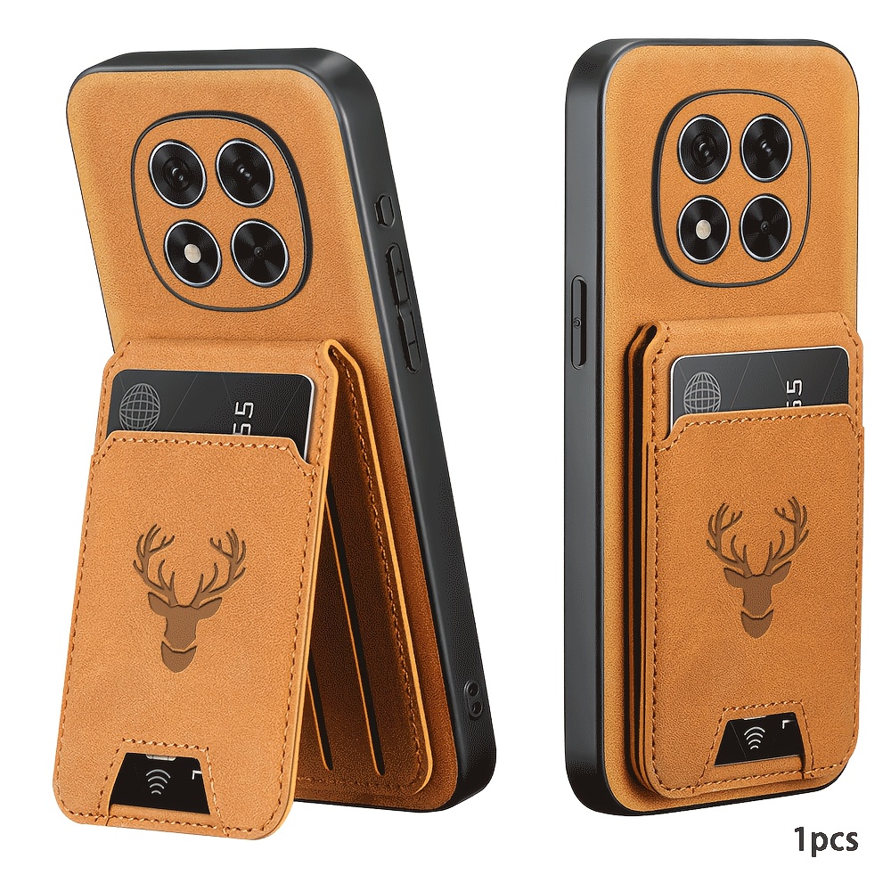 TEMU Coque de téléphone - Étui portefeuille de luxe en cuir artificiel pour Xiaomi Redmi Note 15 5G/Note 15 Pro/Note 15 Pro+/Redmi K90/K90 Pro