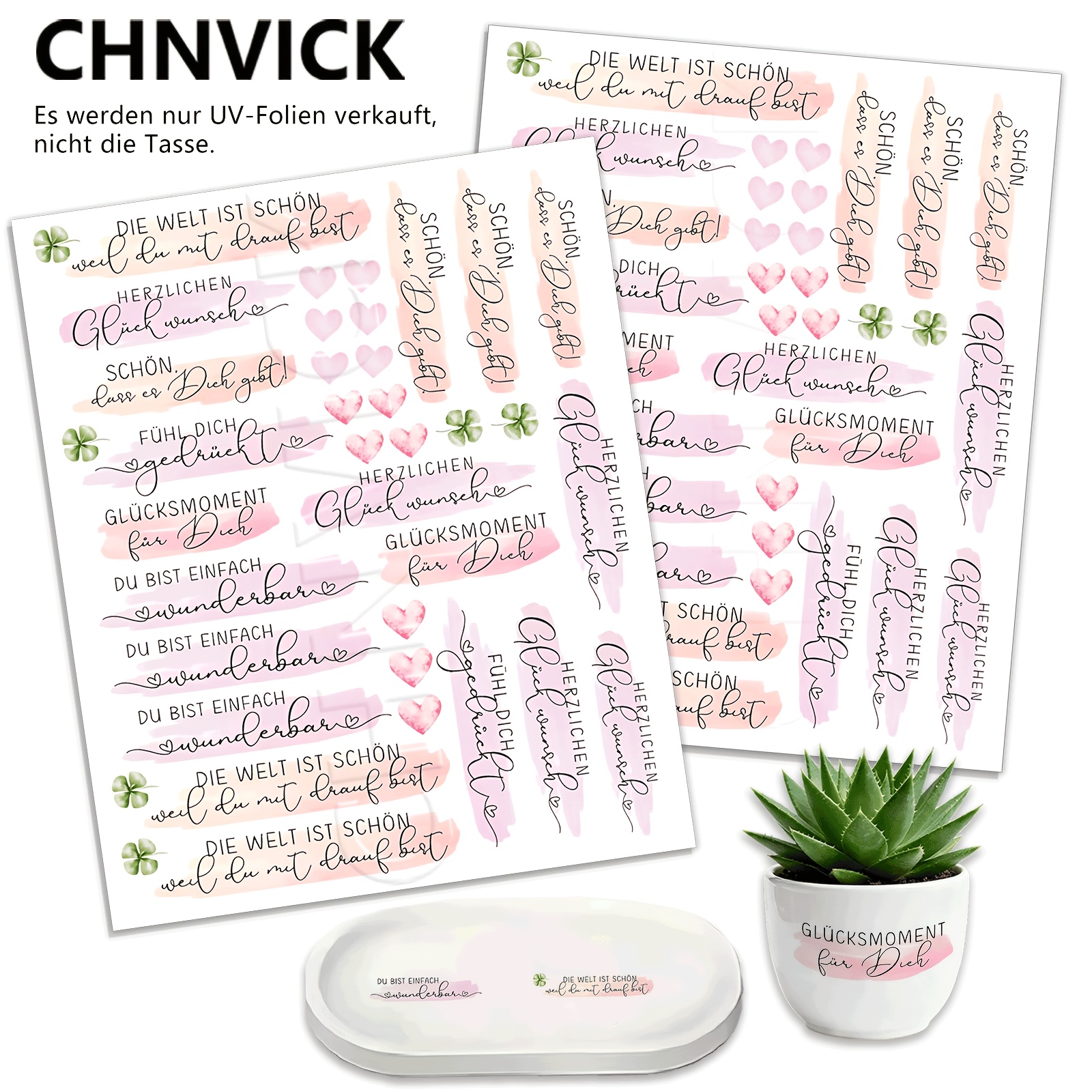 Image of 38 German Of Gratitude Rub-on Transfer, Diy Home Decor Creative, Suitable For Furniture, 16oz Glass Cups, And Journals, Ideal For Decoration Projects (transfer Only).