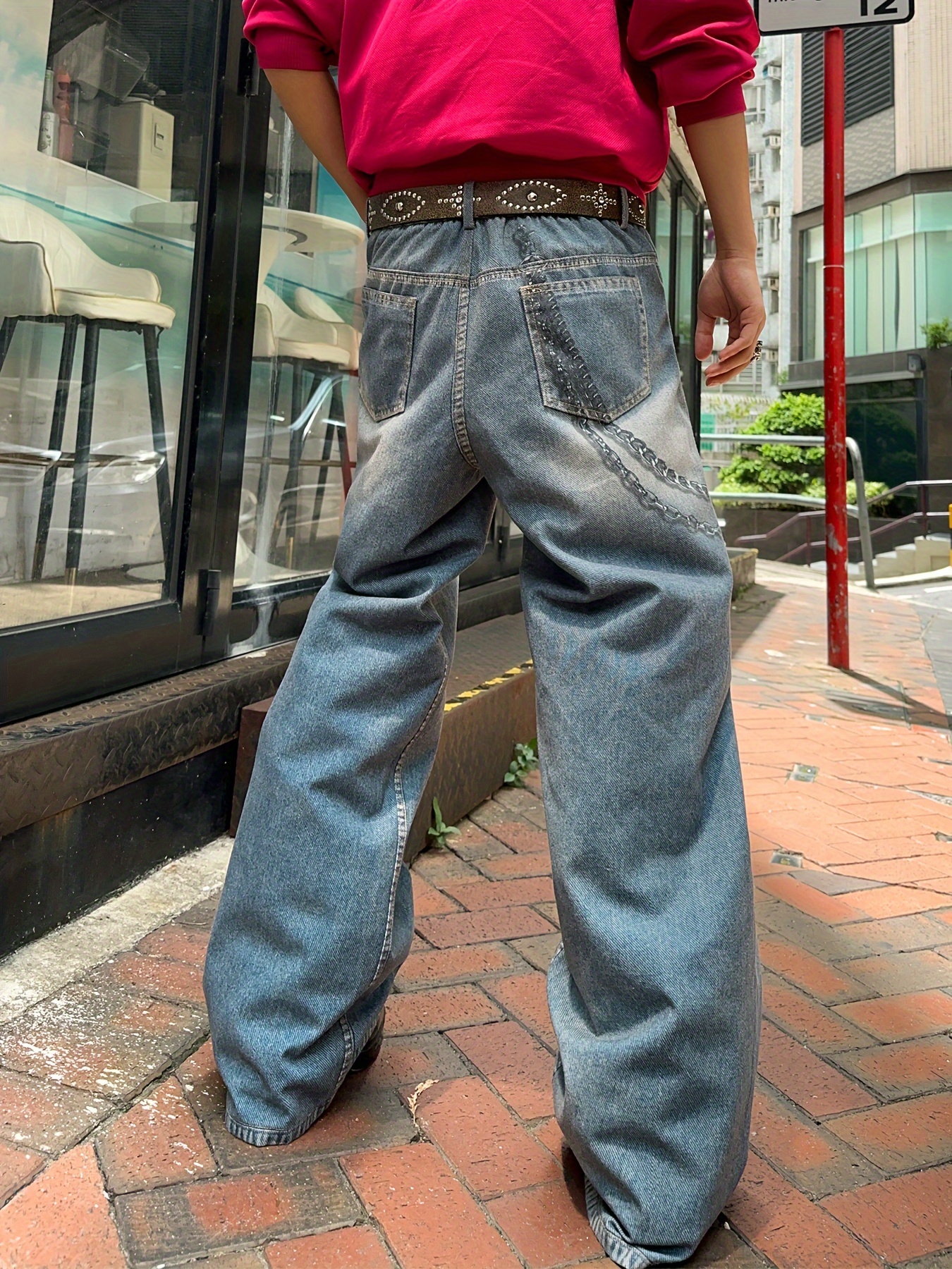 SF10G PRINTED BAGGY DENIM サイズ 30
