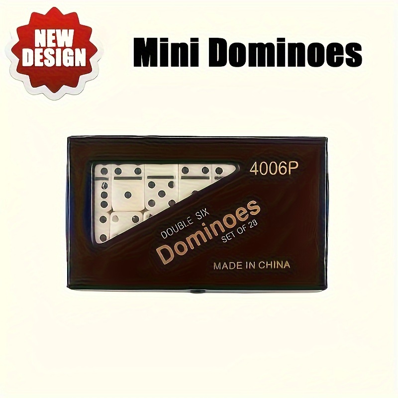 

Dominoes Set, Classic Board Games, Double 6 Domino Game Set, 28 Pieces, Perfect Gifts For Birthday Christmas And Halloween