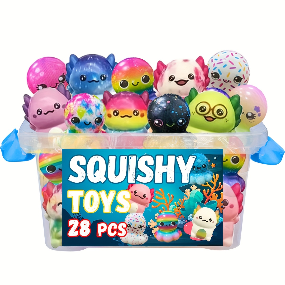 Kawaii Squishies In Bulk Squishy Toys For Kids 110 Pcs Mochi