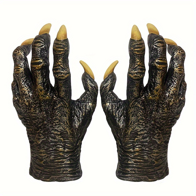 1pc latex werewolf gloves   party supplies cosplay costume party props details 1