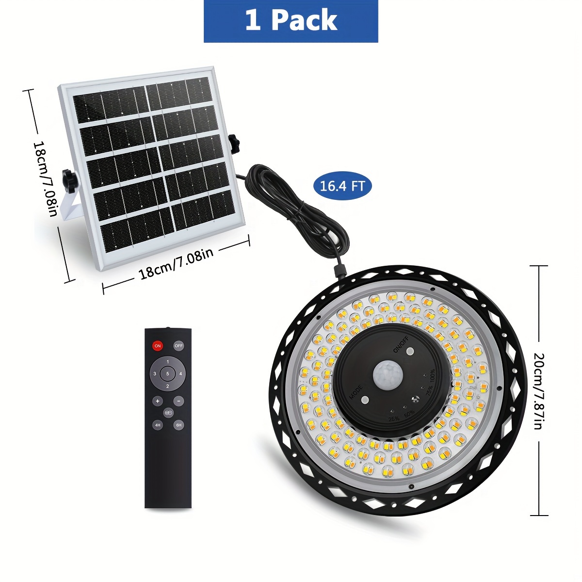 Solar Pendant Lights Adjustable Color Brightness Outdoor Ip65 Solar Lights Dimmable Solar Lamp With Remote Control For Indoor Outdoor Barn Garden
