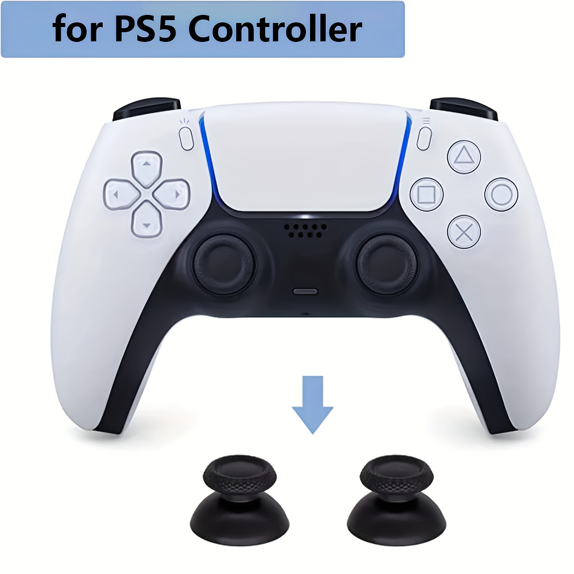 

Non-slip Abs Joystick Thumb Cap For Ps5 Controller, Thumb Sticks