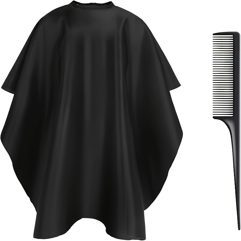 E-shop Haarschneideumhang mit Haarkämmen, Friseurumhang für Männer und Frauen, professionelle Friseur-Ergänzungen, Haarschneide-Salonbedarf