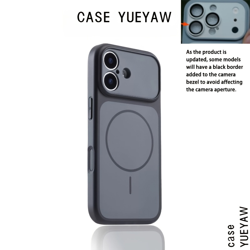 TEMU Чохол для телефону - Apple 17 Pro Max Magnetic 16 Premium Iphone 15 Pro Повне покриття об'єктива 14 New 16 18 Premium 15 Легкий чохол для