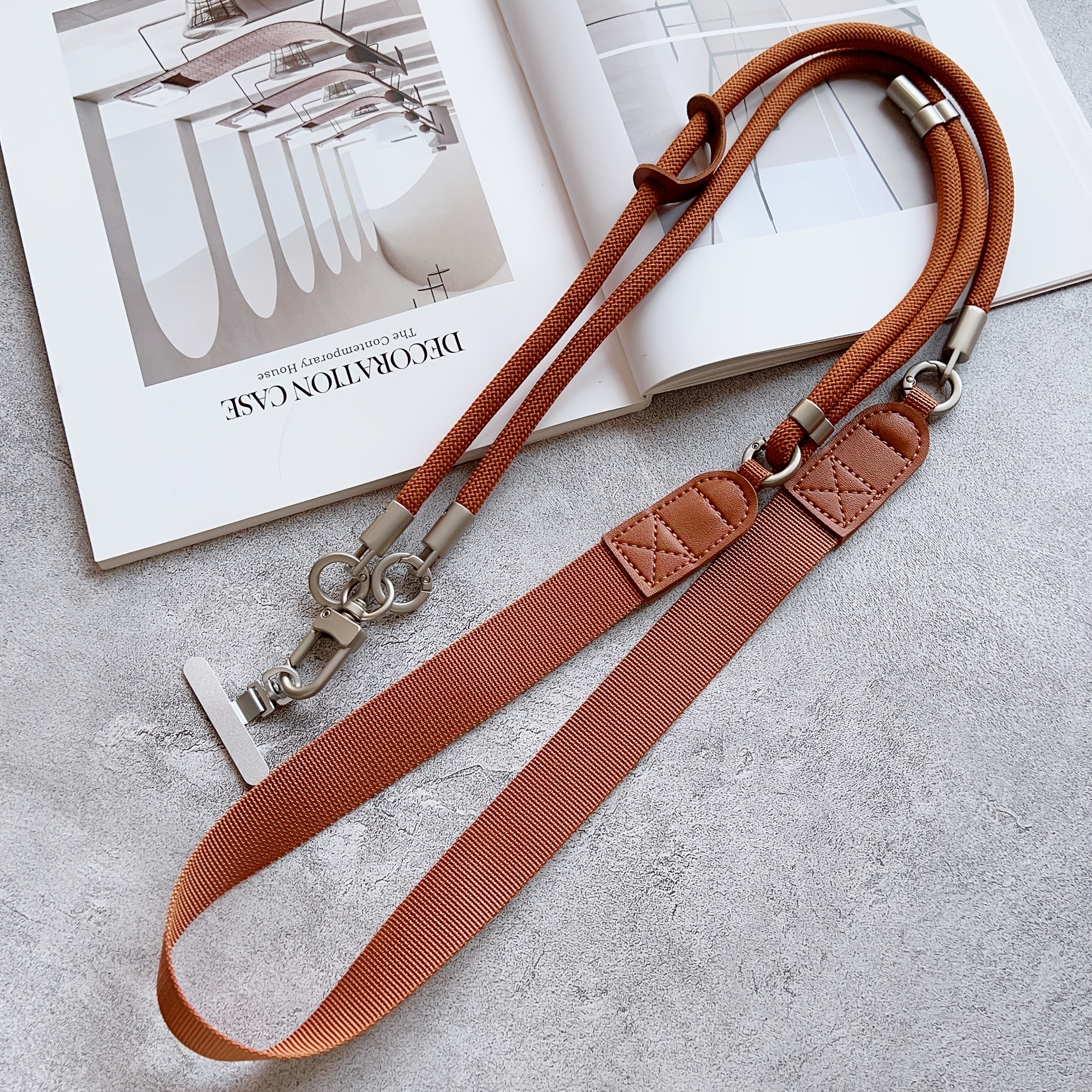 TEMU Outdoor Crossbody Multi-functional Phone Lanyard, Anti-loss Neck Strap For Hiking, Neck-hanging Phone Lanyard, Exquisite Anti-theft Shoulder