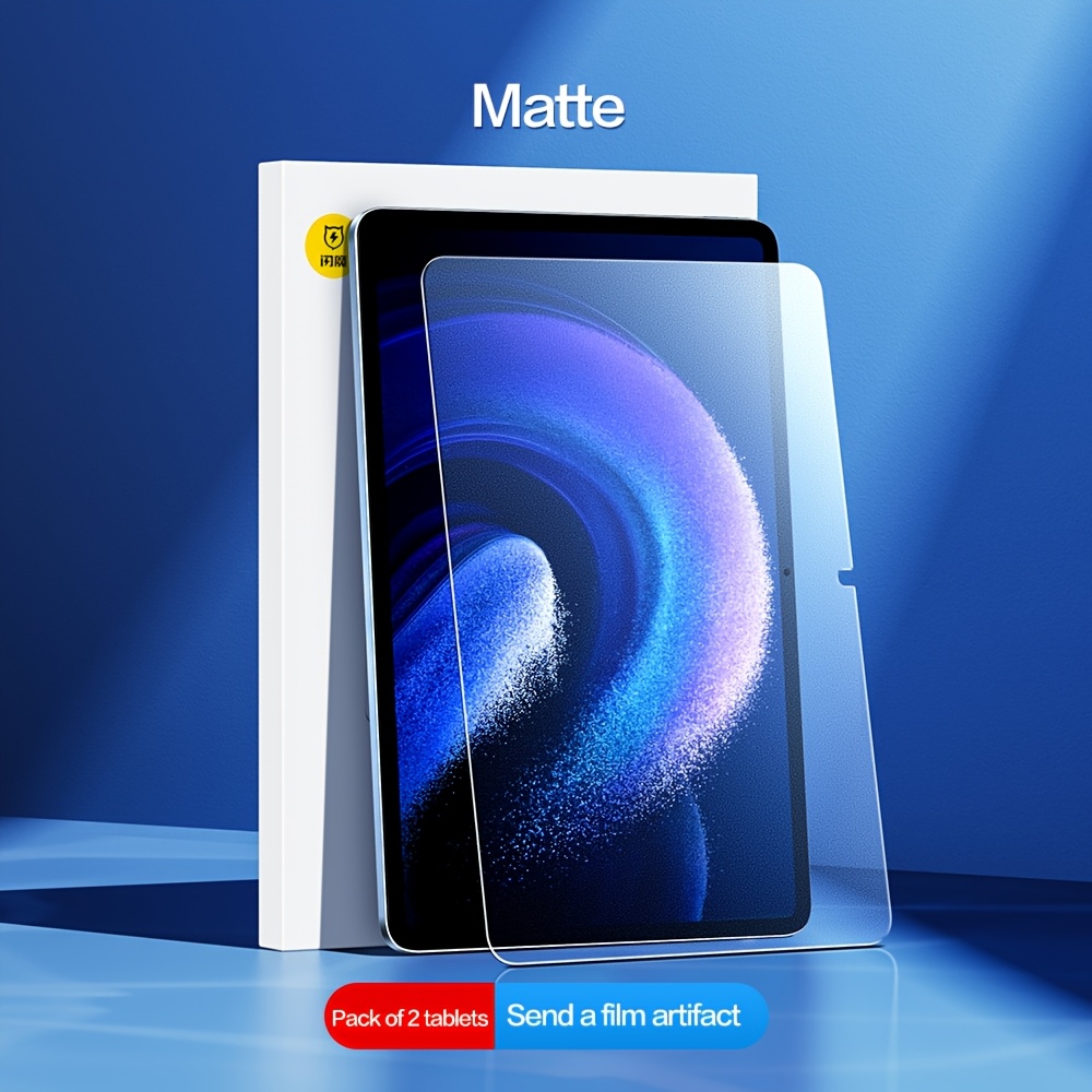 TEMU 2 protections d'écran en verre trempé pour Apple iPad (11 pouces) M4 2026, HD, 9H, aux rayures, anti-traces de doigts - bulles, installation