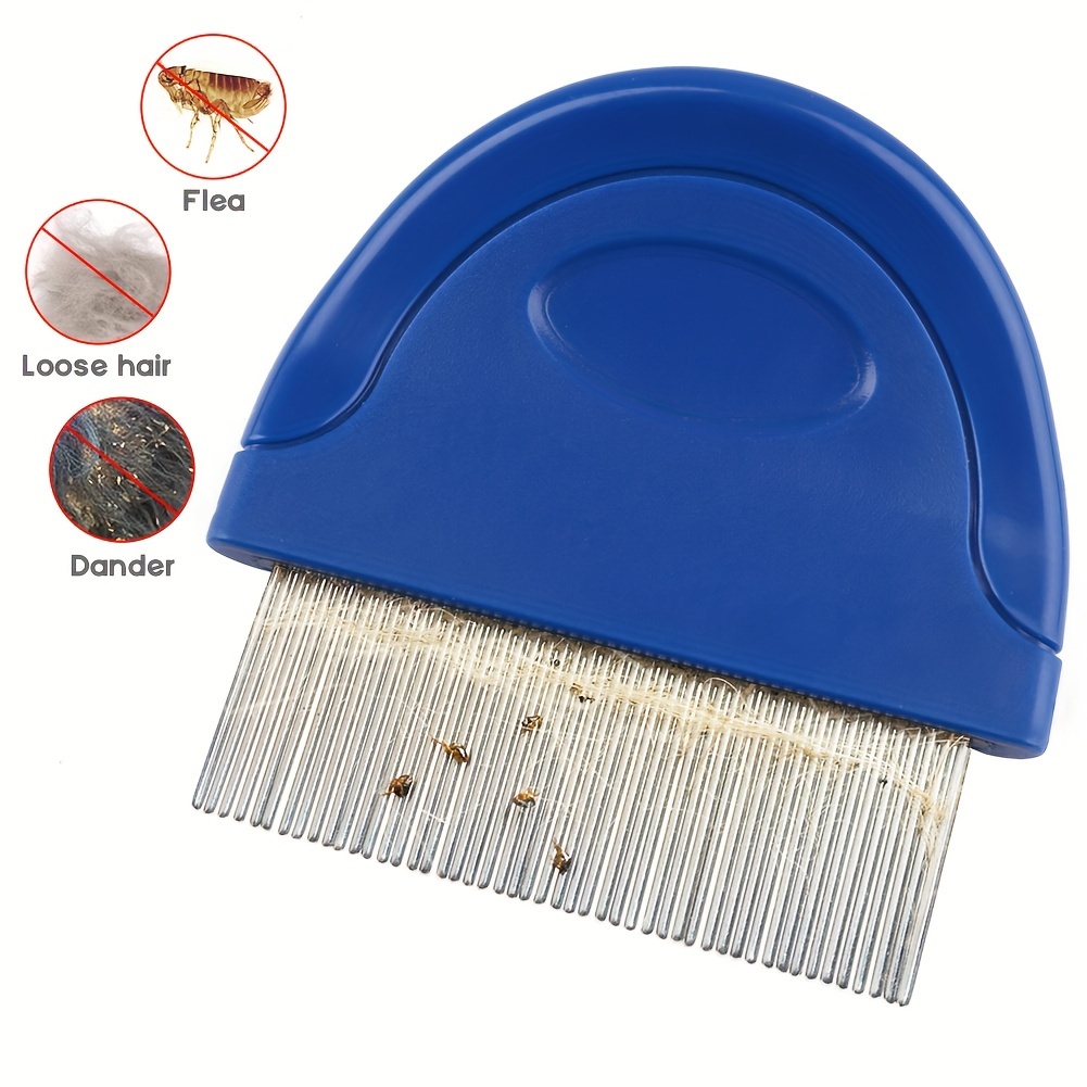 TEMU Flea Comb For Dogs And Cats, Pet Hair Removal Comb