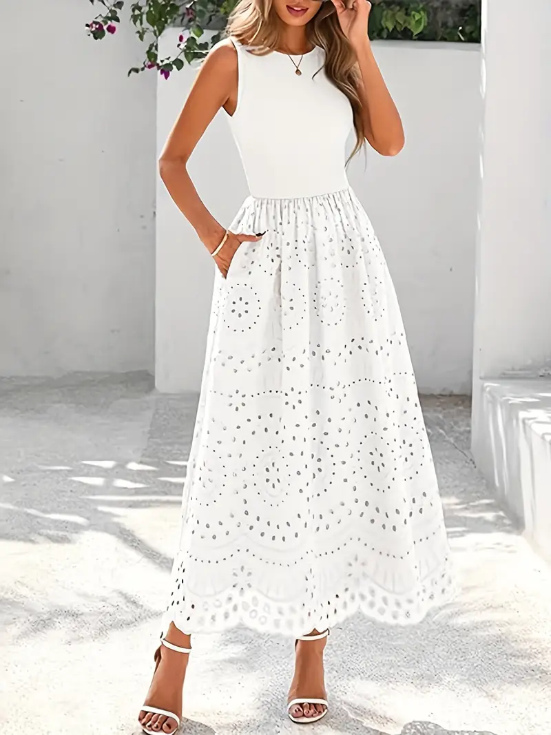 womens summer dress 2025 model casual sleeveless round neck - Temu Saudi Arabia womens summer dress 2025 model casual sleeveless round neck - Temu Saudi Arabia