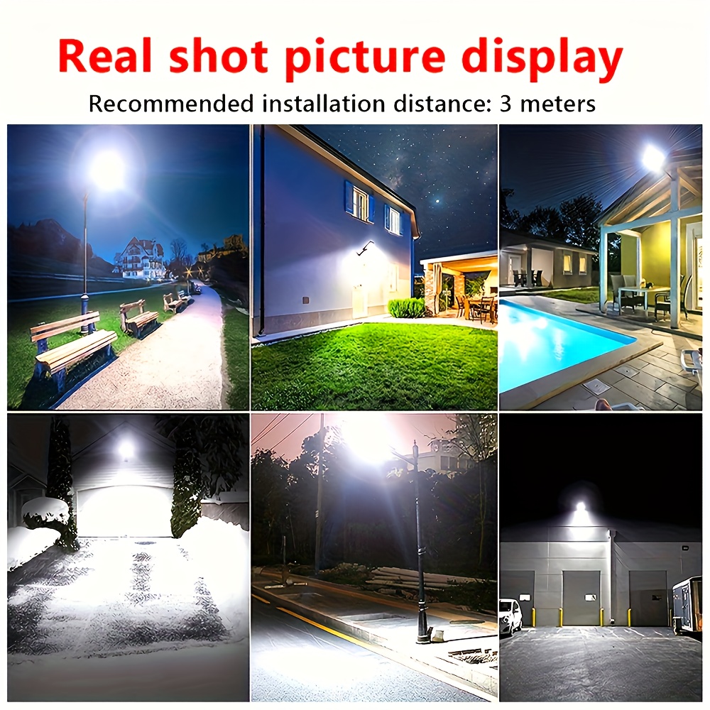   street light designed for outdoor use featuring waterproof capabilities a brightness of 6500k and 3000     with 504 144 leds this solar   light   with a foldable bracket and functions as   floodlight wit Product details 4