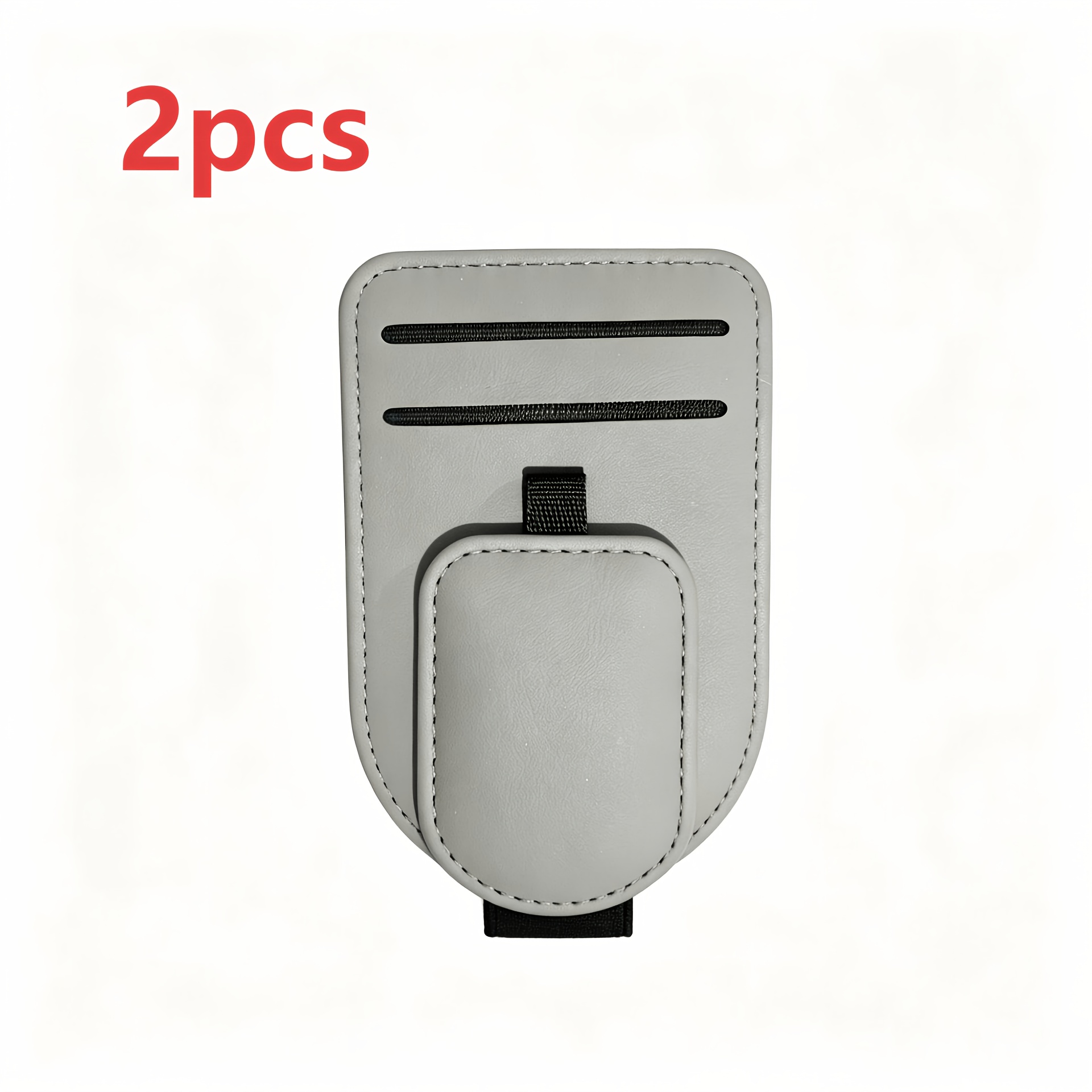 TEMU 2pcs Car Sun Visor Eyeglass Clip—high-quality Multi-functional Car Sun Visor Card Holder, Vehicle Eyeglass Storage Rack, Stylish Eyeglass Clip
