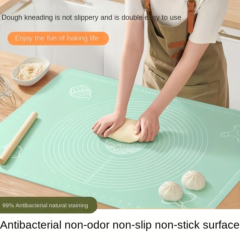 

1pc, Silicone Pastry Mat, Baking Mat, Counter Mat, Pastry Board Rolling Dough Mats, For Bread, Candy, Cookie Making, Baking Tools, Kitchen Gadgets, Kitchen Accessories, Home Kitchen Items