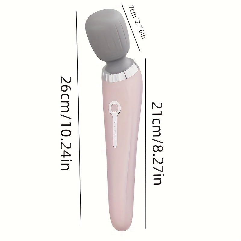 5 speed portable handheld massager usb rechargeable relaxation massager ideal for neck back legs and waist long   compact and portable a great gift for family   Product details 2