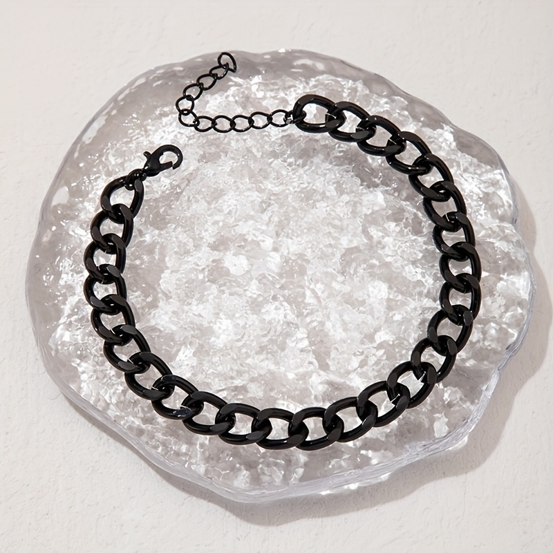 Unisex Black Binding Ankle Chain, Daily Wear Accessory