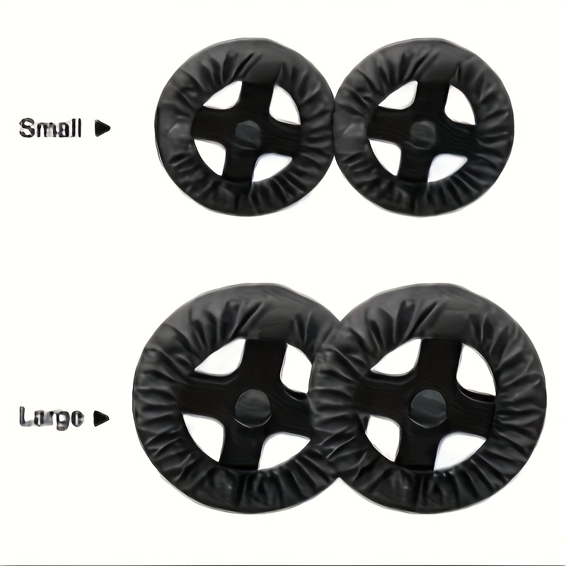 4pcs Youngsters Stroller Wheel Covers - Durable Polyester, Easy-Clean Dustproof & Scratch-Resistant for Indoor/Outdoor Use - Ideal Thanksgiving & Christmas Gift for Parents, Stroller Accessories, Outdoor Travel Gear, Protective Carriage Accessory, Scratchresistant Material