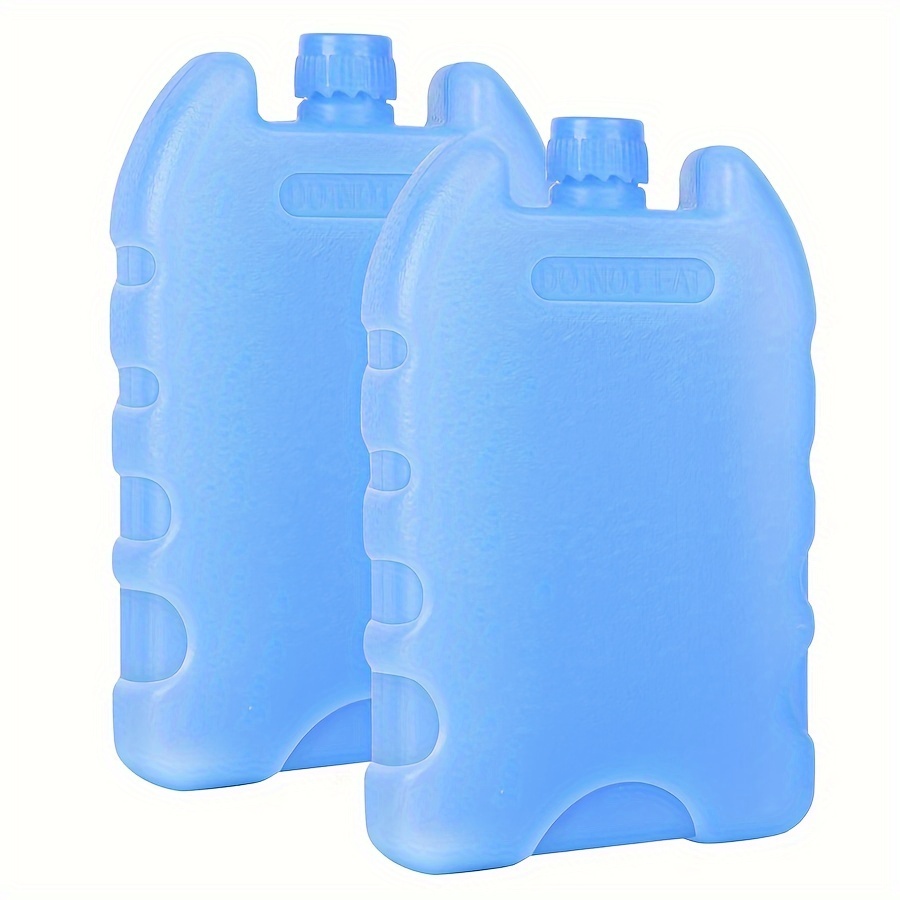 

1pc Plastic Reusable Ice Pack For Coolers, Bpa-free Freezer Blocks For Lunch Box, Cooler Bag, Food Contact Safe, Ice Brick For Outdoor, Camping, Picnics, Pet Cooling, Cold Chain Transportation