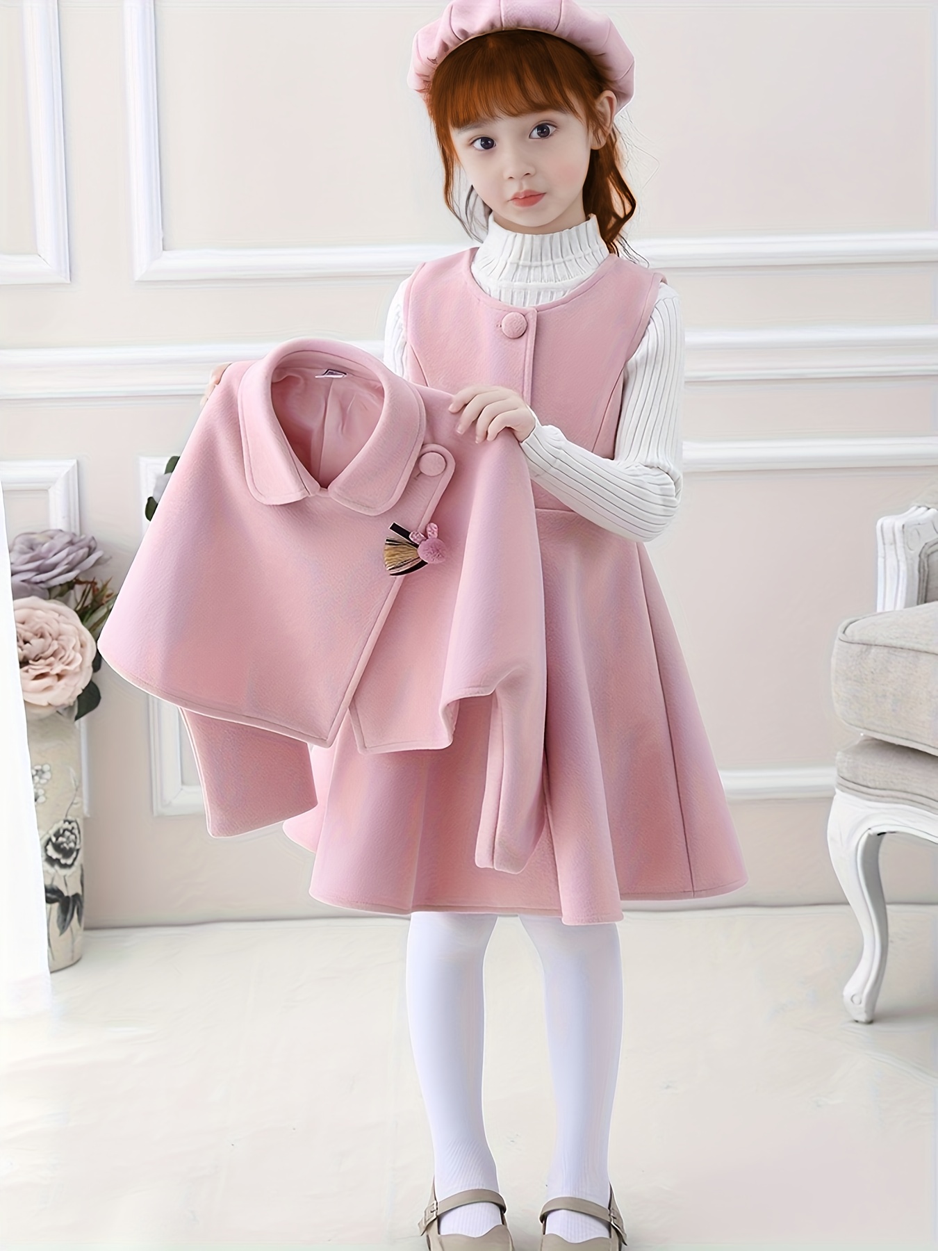 girl winter dress girls autumn set fashionable girls autumn outerwear emmy Baby winter clothes Size:5-6 YRS *NEW CODES* ALL WORKING