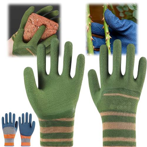 3 pairs of gardening and industrial gloves wear puncture proof high quality washable suitable for rose picking and gardening tasks