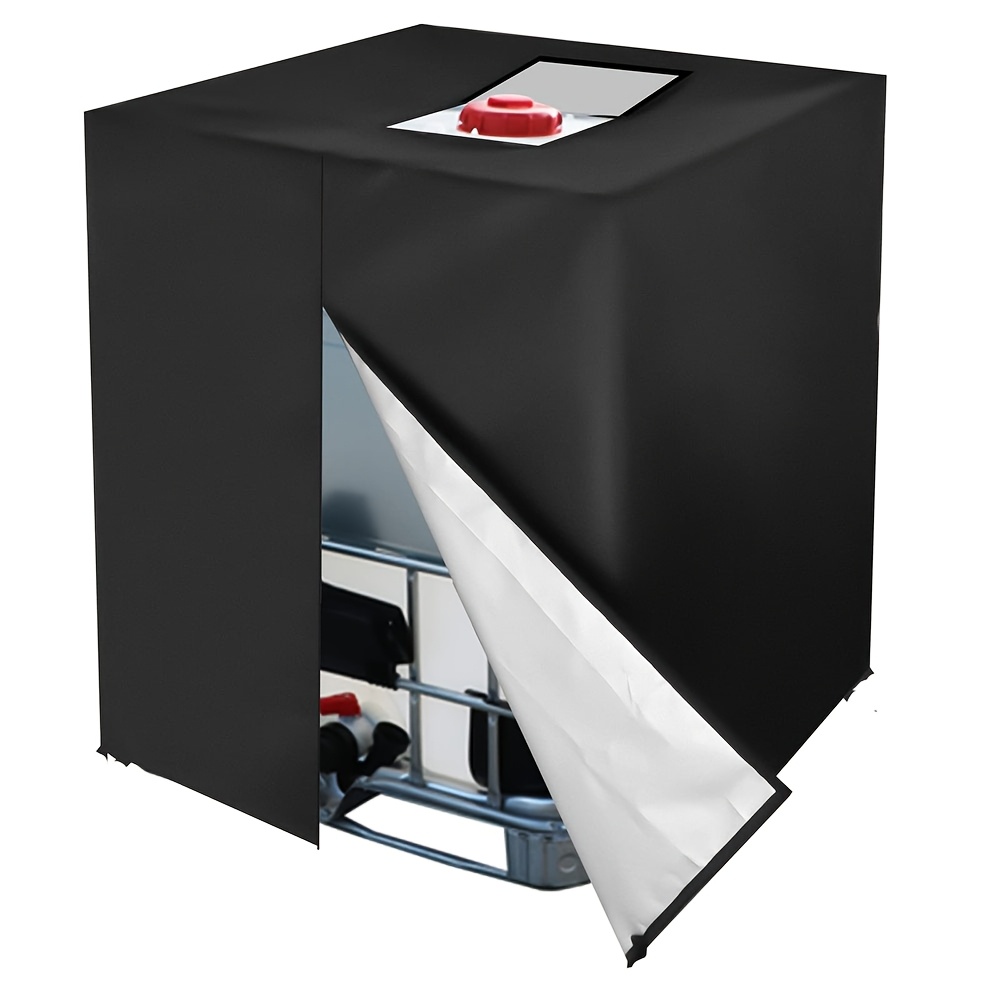 E-shop 1 Robuste IBC Tankabdeckung - 275mm Tank Schutzhülle für Wasserspeicherbehälter im Freien, Geeignet für 1000L Garten Regenwassertank Schutzhülle