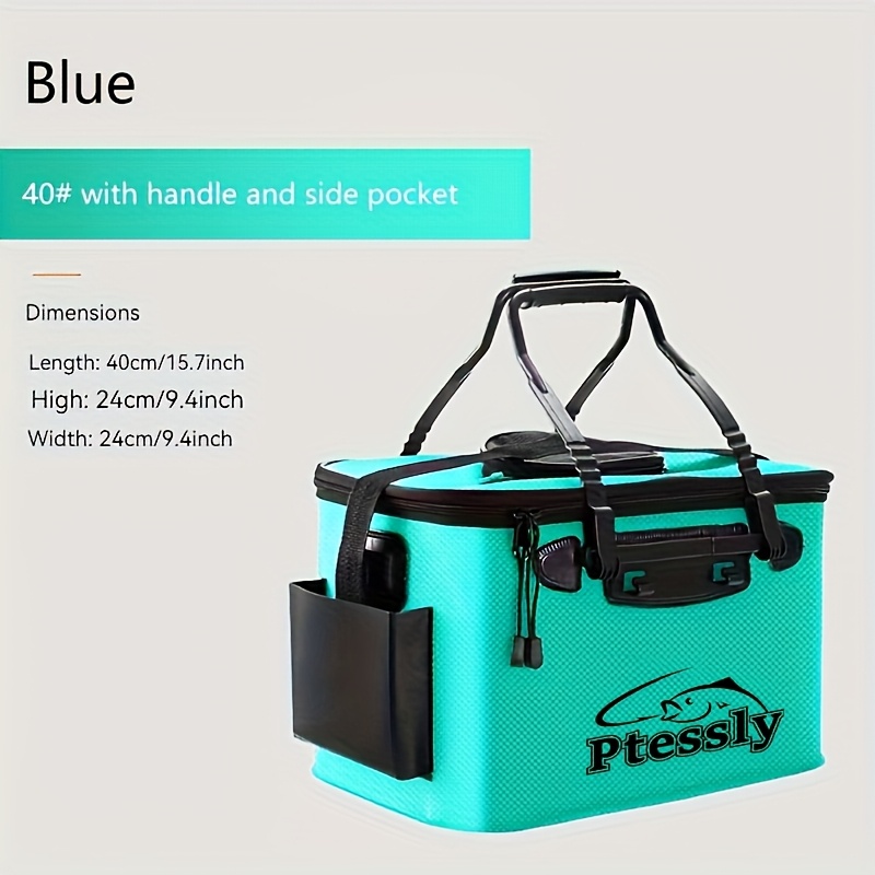 Namvo Borsa Da Pesca Portatile 123 Cm – Trolley Pieghevole In Tela Ispessita Per Canne E Mulinelli, Verde - 4