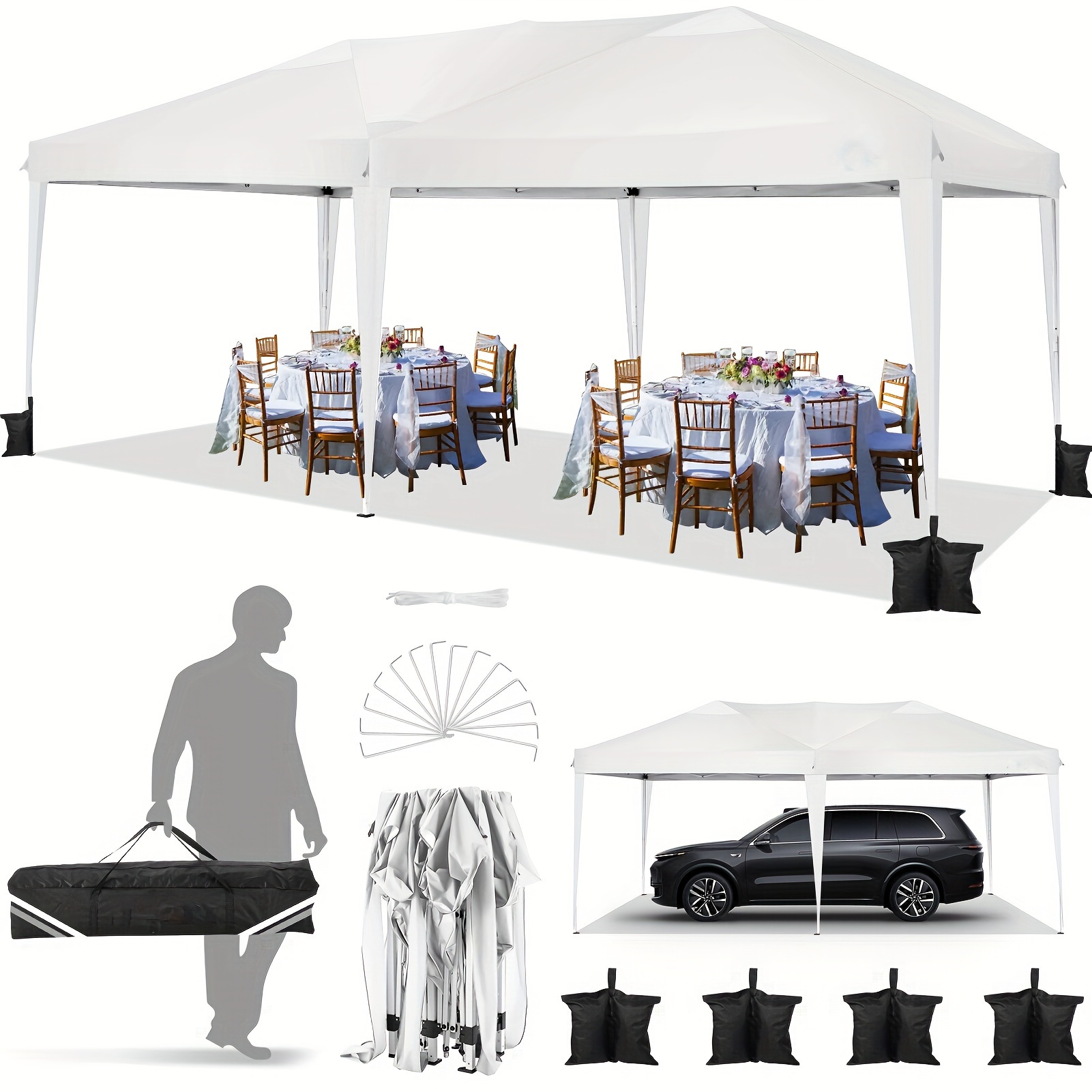 

Hoteel 10×20ft , , Ventilated, And Uv , And To Install, Height , Is Suitable For , , Parties, Weddings