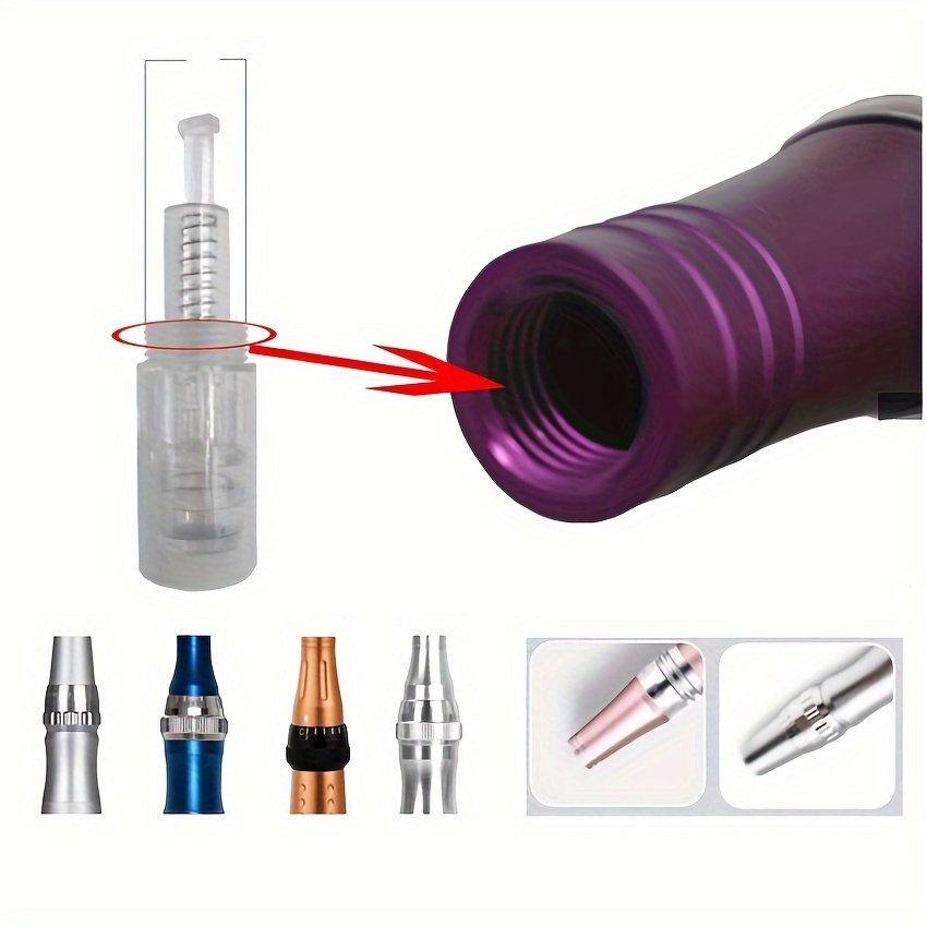 

5pcs Screw Dermapen Cartridge Replacement Derma Pen Needle 9 Pin/ 12 Pin/ 36 Pin/ Nano 0.25mm Microneedle Face Skin Care Bb Glow