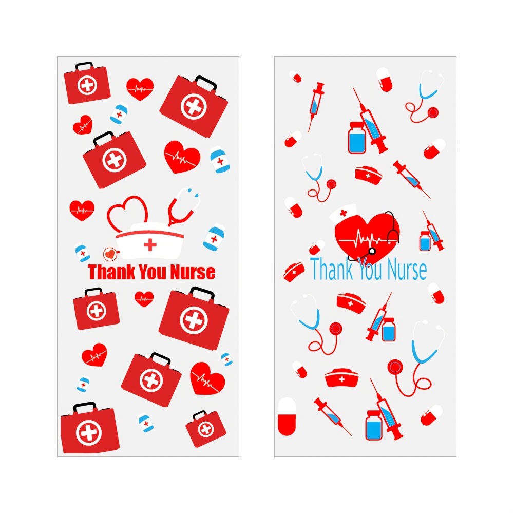 TEMU Pack Nurses Week Gift Bags Bulk Nursing Goody Bags Medical Gift Bag Bags For National Nurse Day, Nursing Graduation Congrats, Nurse Doctor Theme Party Favors Supplies
