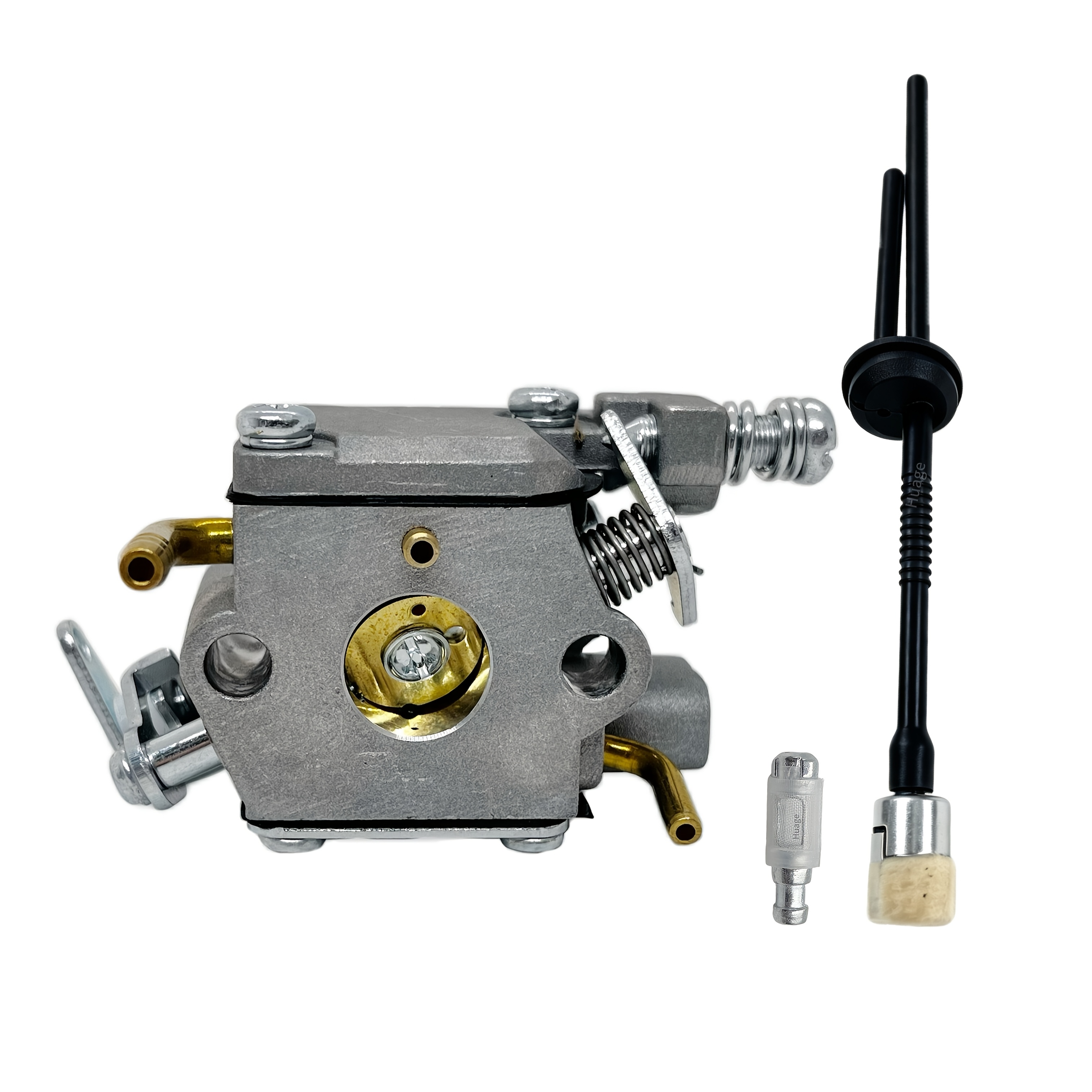 TEMU Carburateur 2500F G2500 25CC Carburateur Scie à chaîne Pièces de rechange Filtre à huile Scie à chaîne Tuyau de Filtres Carburateurs Carburador