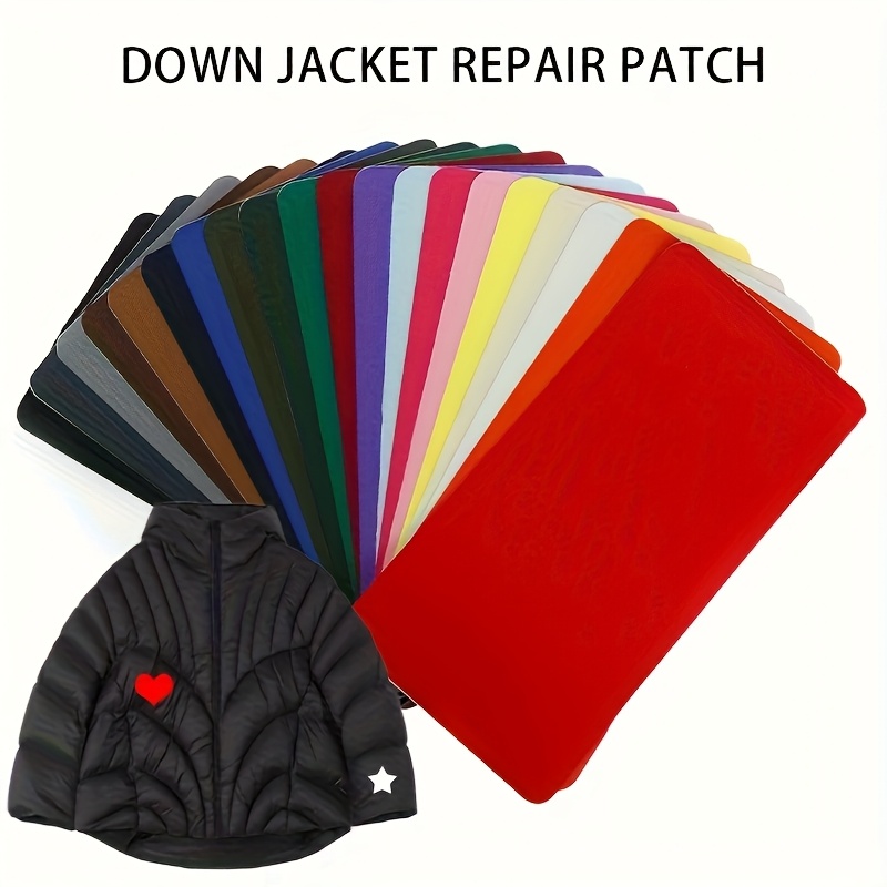 2pcs 6pcs waterproof self winter coat repair patches no sew iron