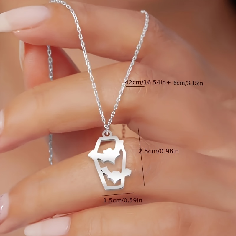 Retro Halloween Witch Pendant Necklace