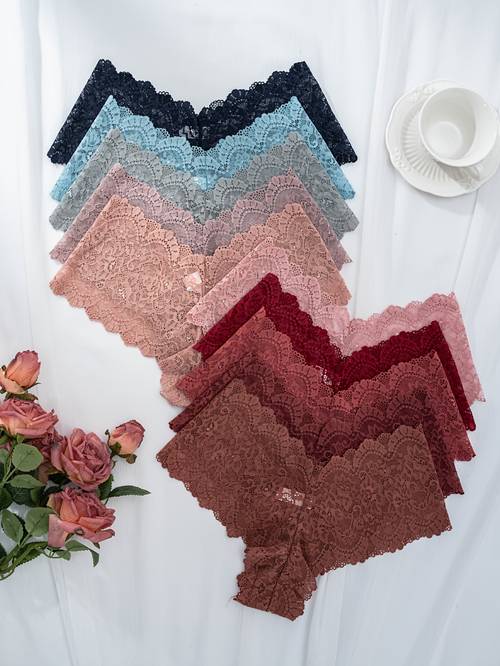 10pcs womens lace underwear