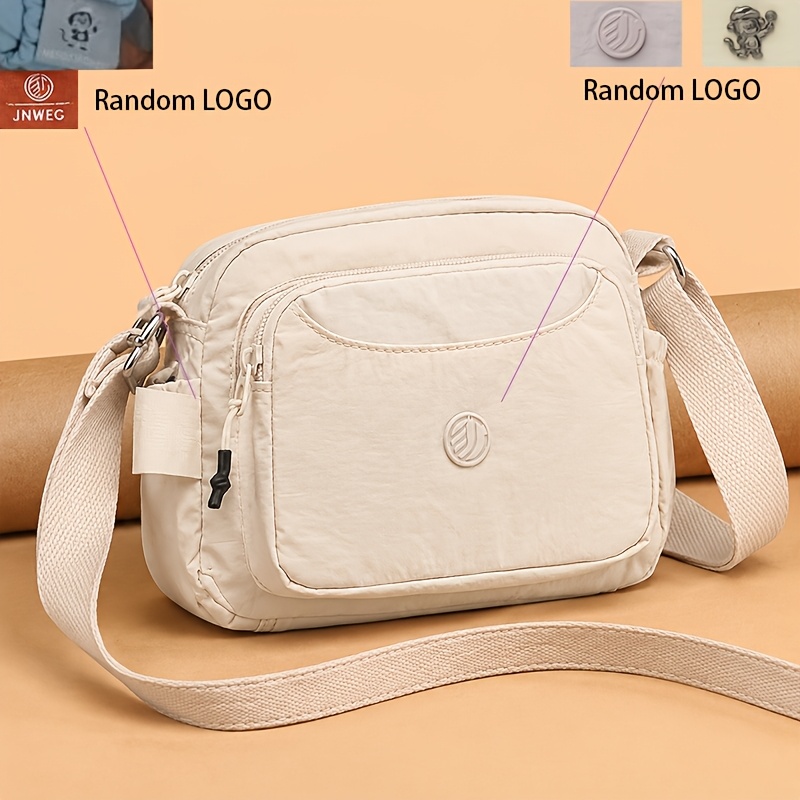 TEMU Borsa a tracolla da donna di unico, borsa quadrata con scomparti multipli e cerniere, borsa a spalla da donna con chiusura a zip. Adatta per