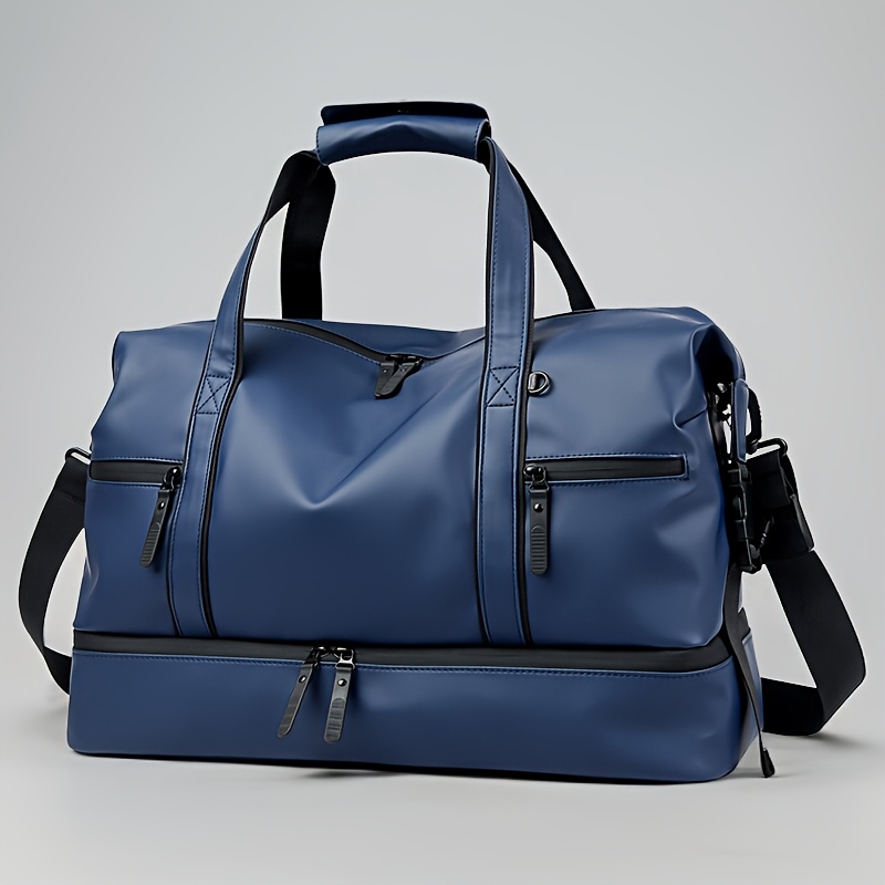 Image of Gym Duffle Bag For , Sports Duffel Bags, Travel Weekender Bag, Overnight Bag With Shoe Compartment