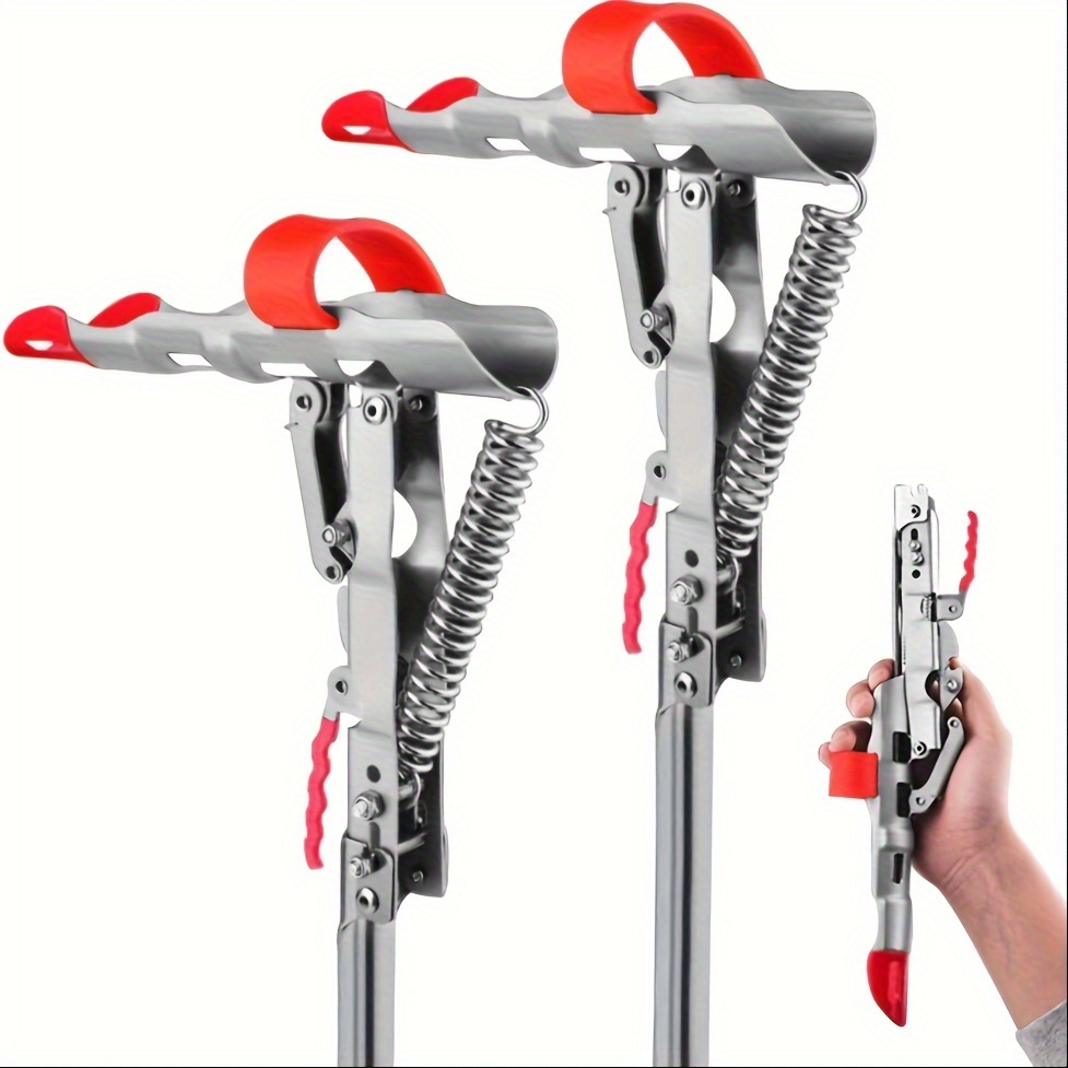 TEMU Automatic Spring Fishing Rod Holder, Stainless Steel Folding Rod Stand For Fishing, Adjustable Fishing Bracket. For Fishing On Shores, Lakes, And Rivers