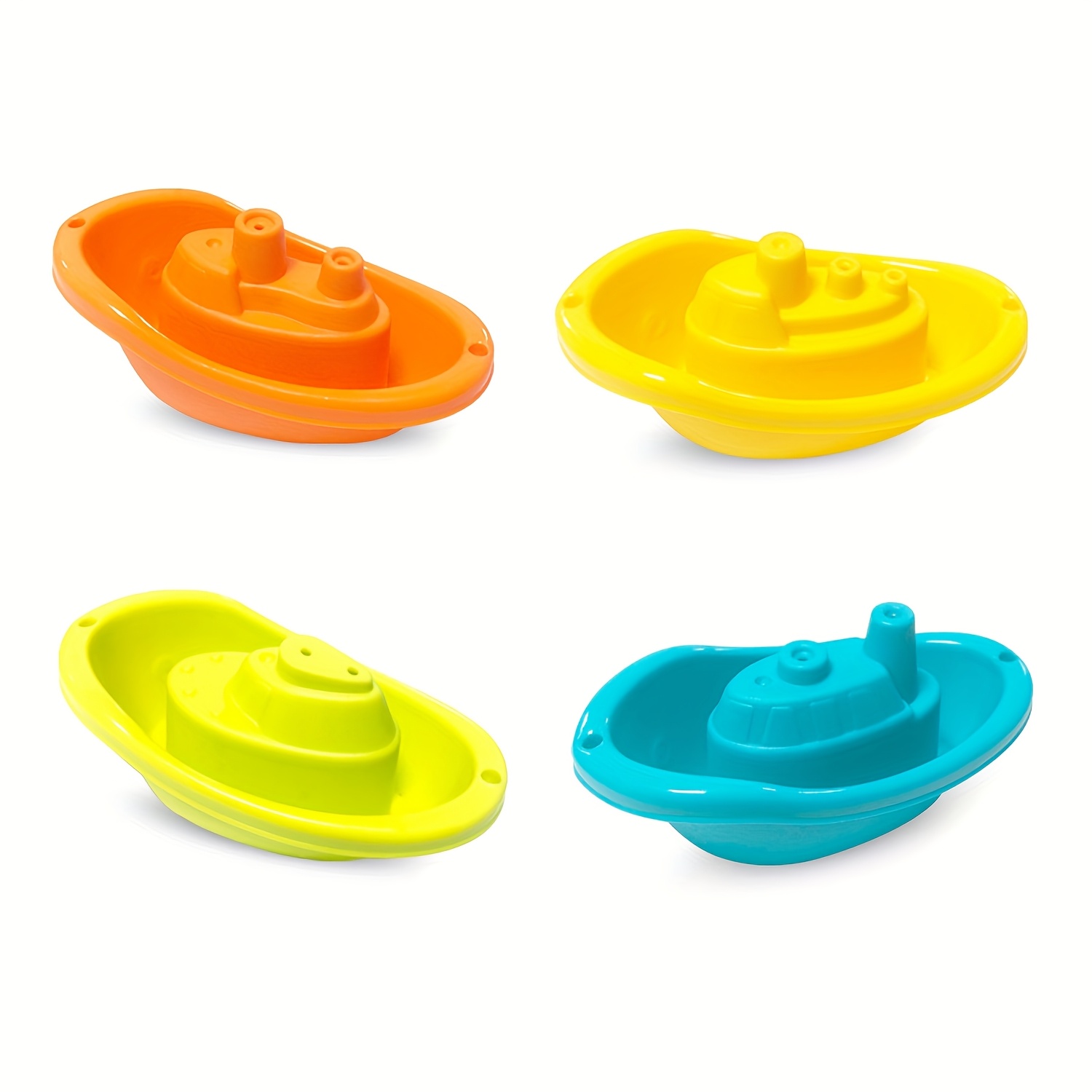 Stackable Boat Toys for Kids &ndash; Bath, Pool & Beach Toddler Water Toy Set