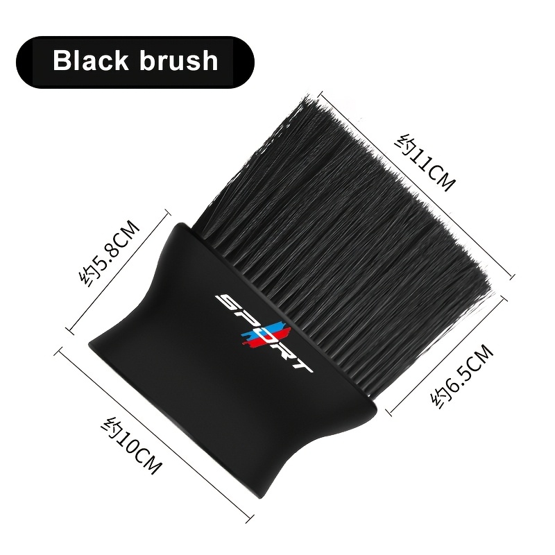 TEMU Double-ended Car Interior Cleaning Brush, Suitable For Most Car Vents, Dashboards, And Center Consoles, Multi-functional Cleaning Tool, Compact