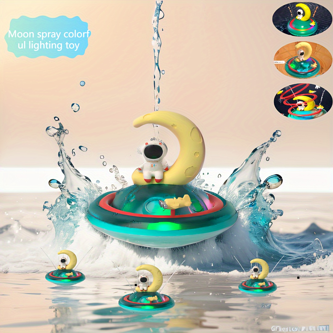  Bath Toys for Toddlers Astronaut Sprinkler Bathtub Toys for  Infant Kids with RGB Light,Rotate and Spray Bath Toys for Shower and  Swimming. (Rocket) : Toys & Games