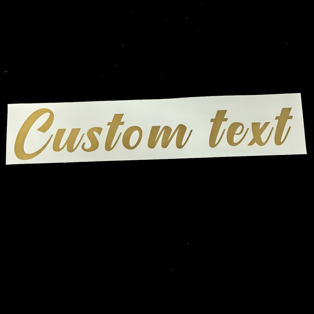 Personalized Custom Name Sticker, Vinyl DIY Gift Label