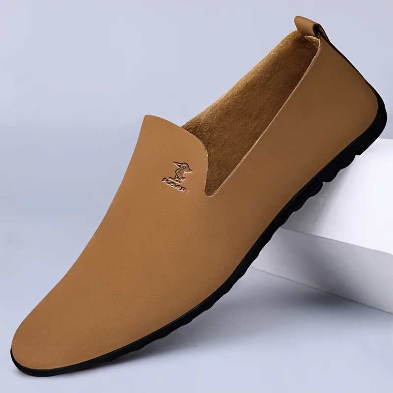 mocasines sin cordones hombre zapatos casuales sintéticos Temu