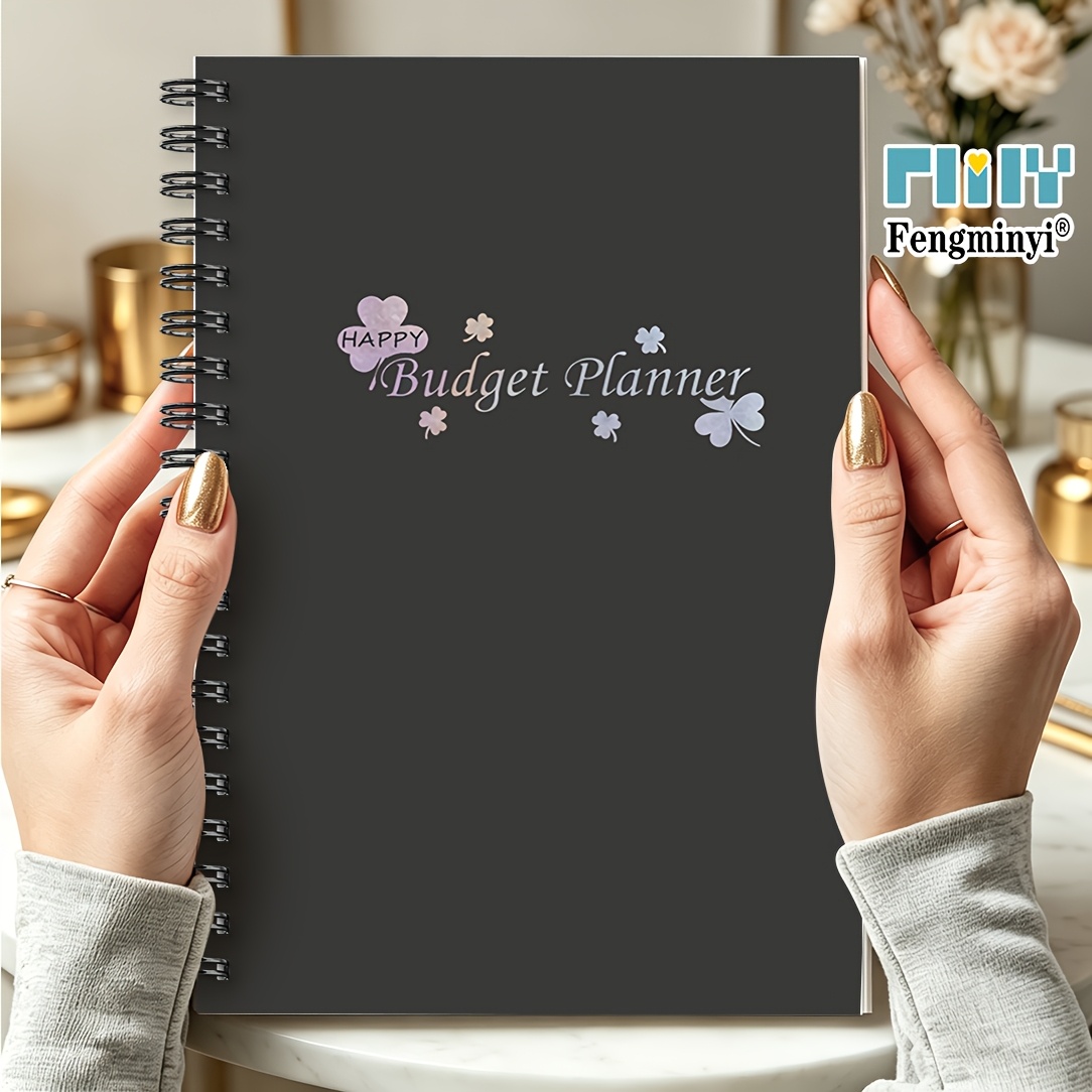 TEMU Budget Planner & Financial Organizer - Undated Monthly/yearly Money With Expense Tracking, Savings Planner, Debt Repayment Log, A5 Notebook